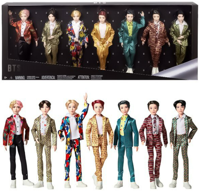 BTS IDOL FASHION DOLL 7PACK