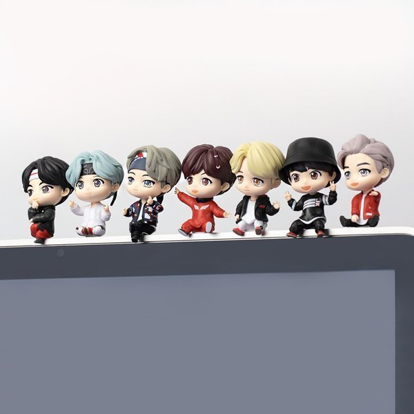 BTS Monitor Figure 7 Types TinyTan Character Doll Goods BTS Official Goods