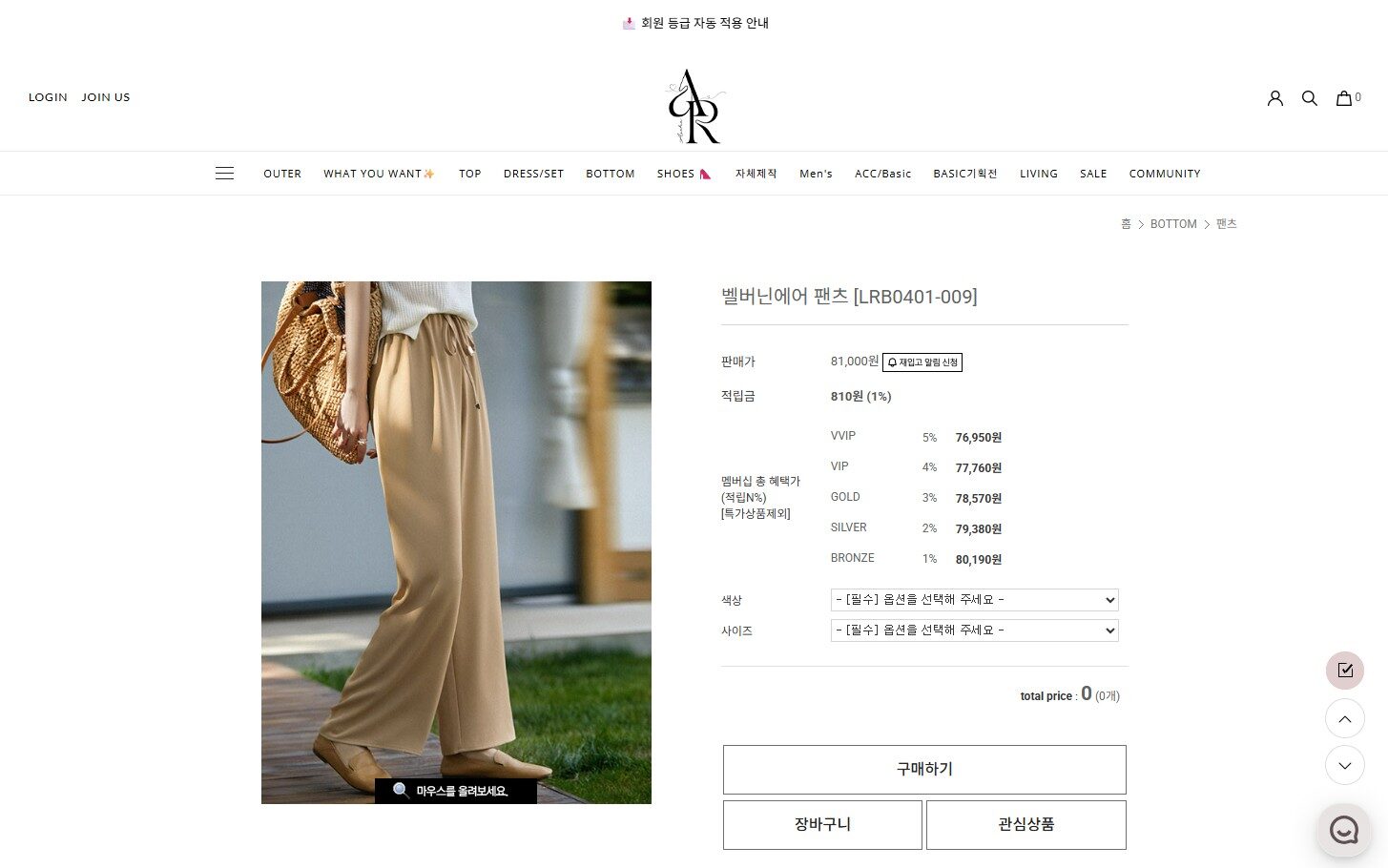 How to Purchase and Receive Products from Korea's K-Fashion Archei Online Store 3 archei_detail